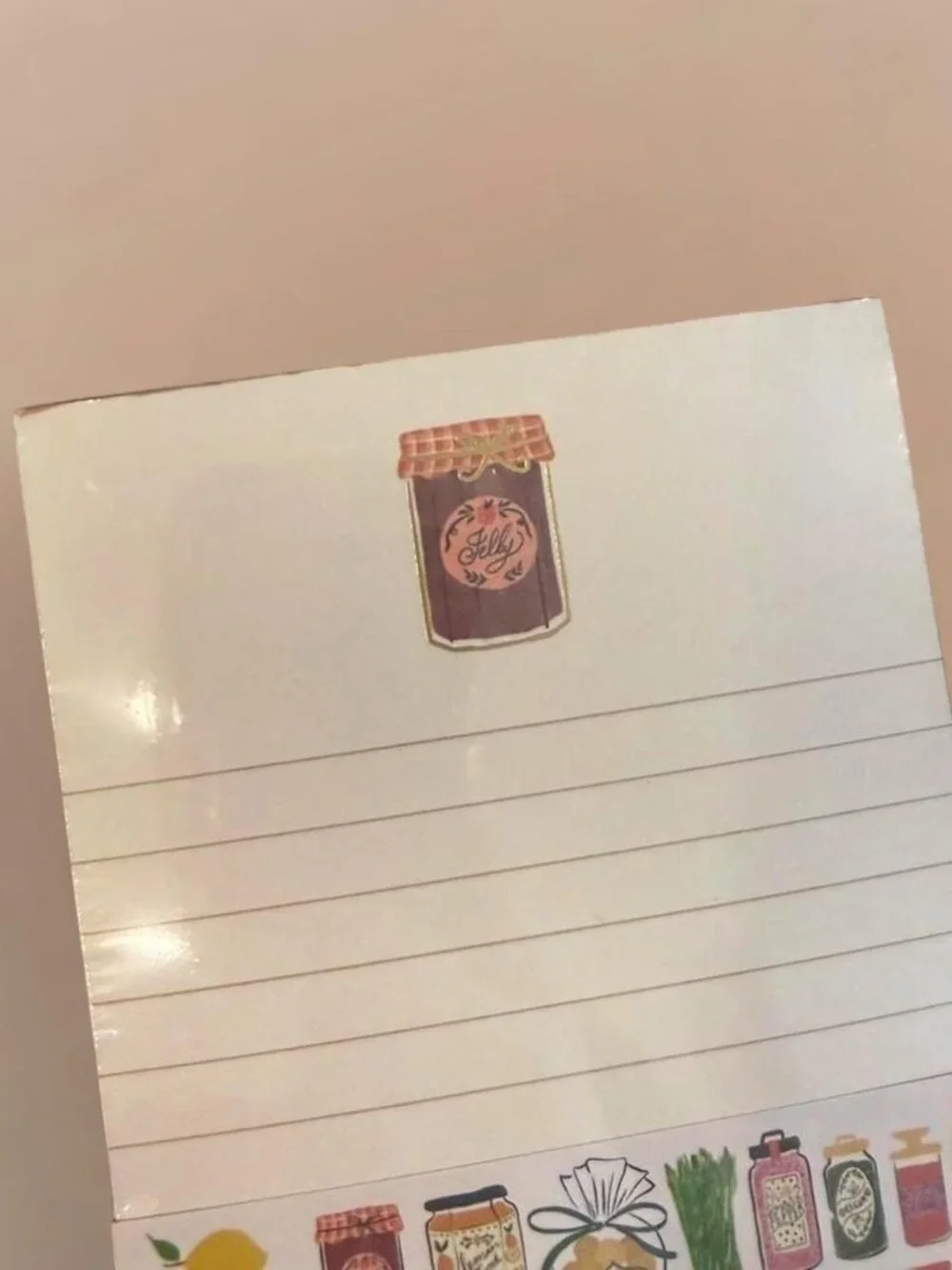 Jelly Jar Lined Notepad